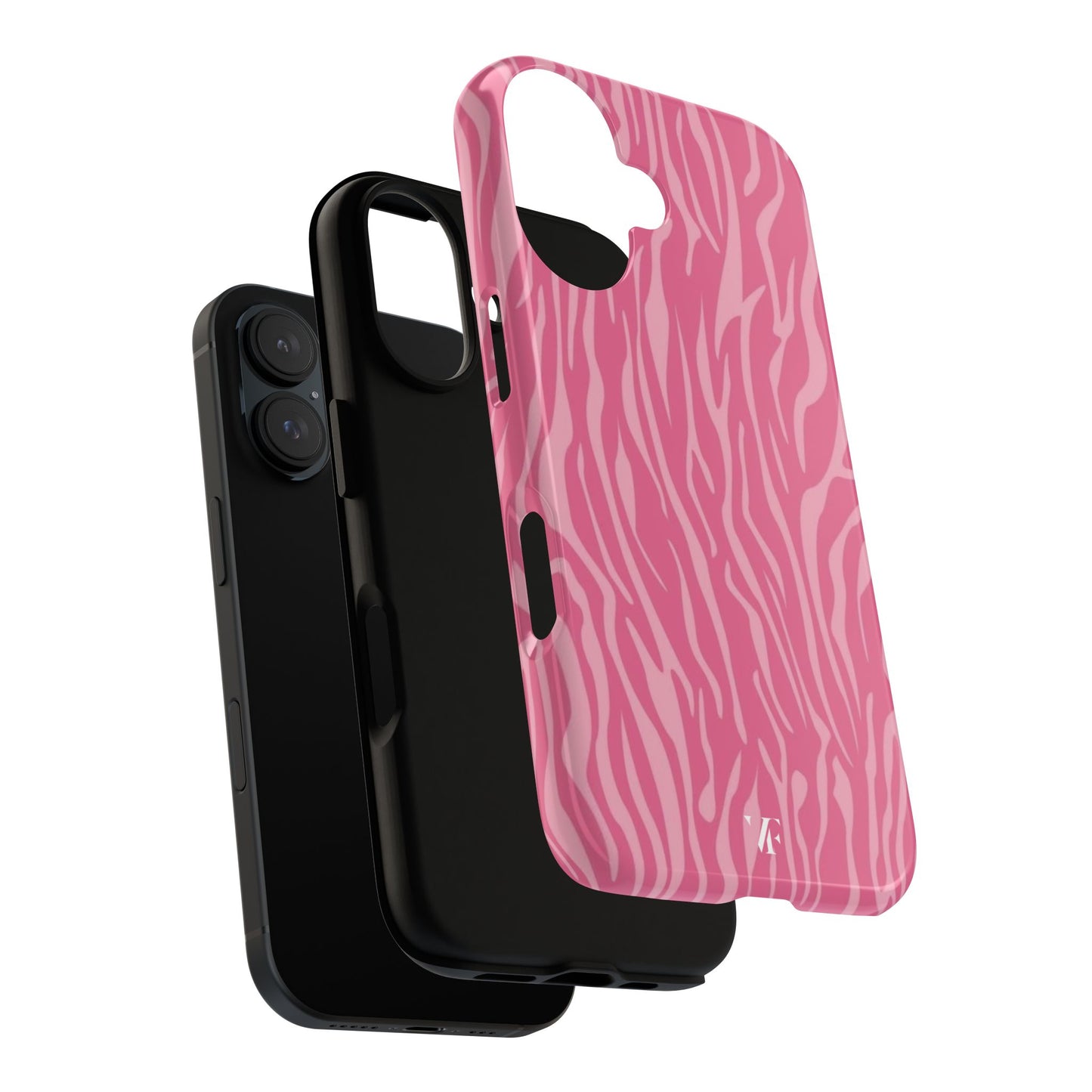 Pink Zebra Iphone Case