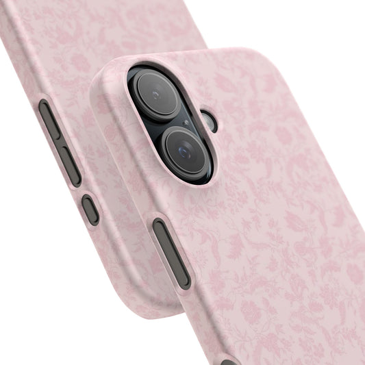 Pink Floral Soft Pattern Iphone Case