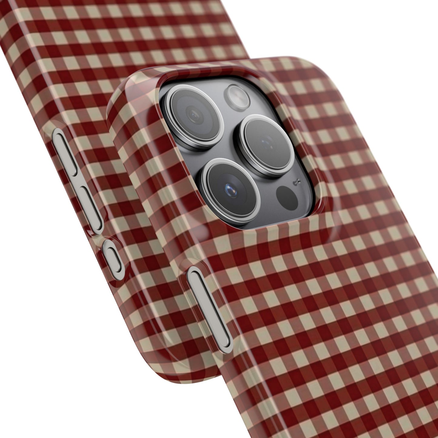 Gingham Plaid Iphone Case