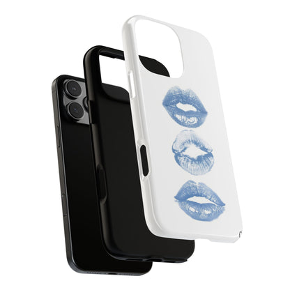 Blue Kiss Lip Iphone Case