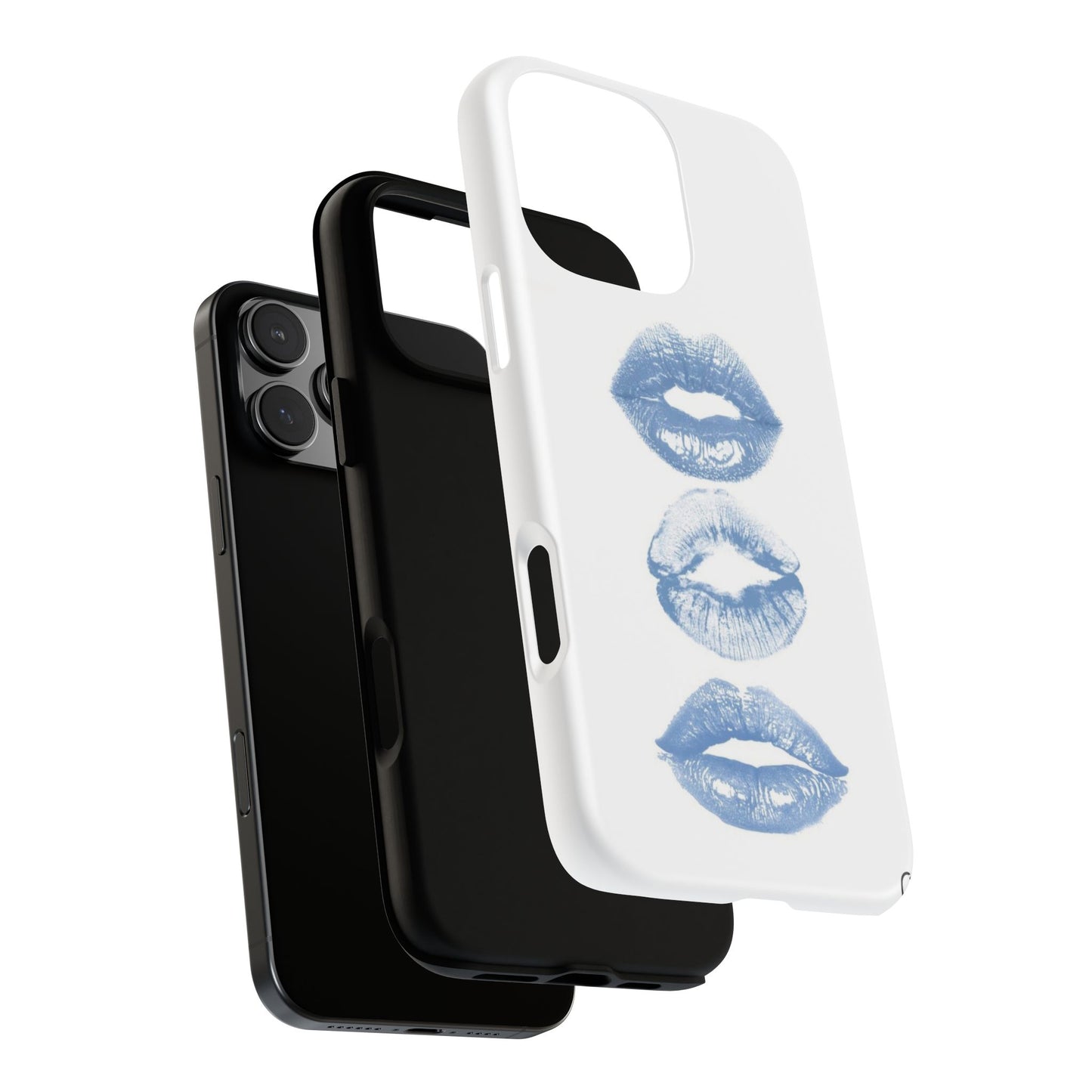 Blue Kiss Lip Iphone Case