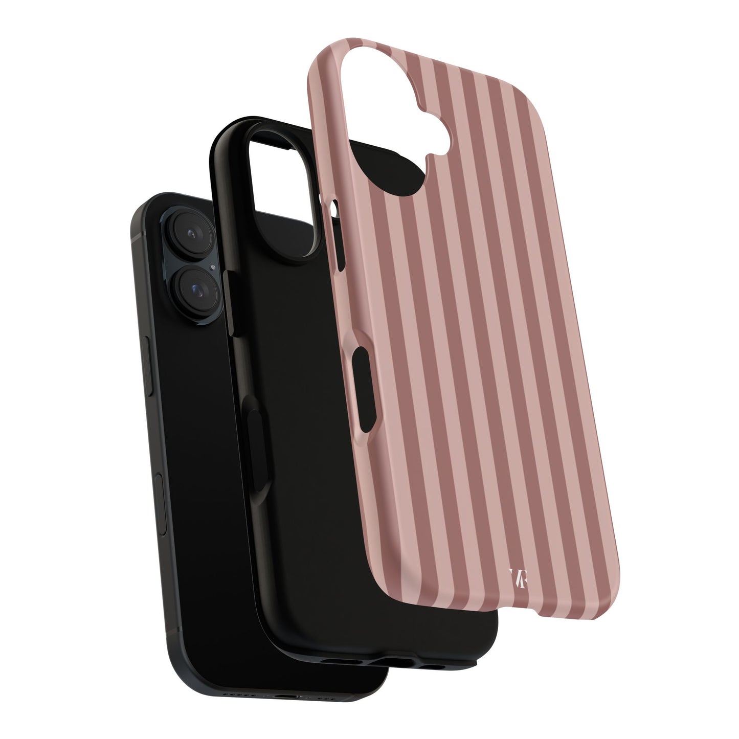 Striped Rose Iphone Case