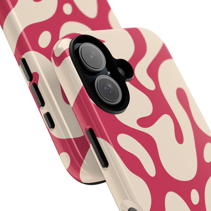 Abstract Pink Camouflage Iphone Case