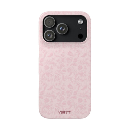Pink Floral Soft Pattern Iphone Case