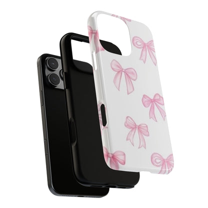 Pink Bow Iphone Case