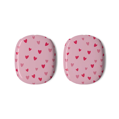 Pink Heart Pattern AirPods Max Case