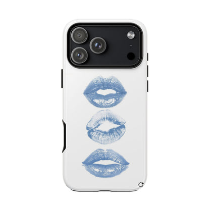 Blue Kiss Lip Iphone Case