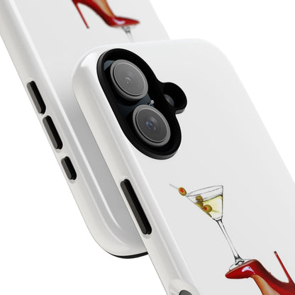 Retro Pinup Legs with Martini Iphone Case