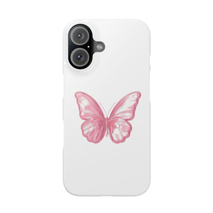 Pink Butterfly Iphone Case
