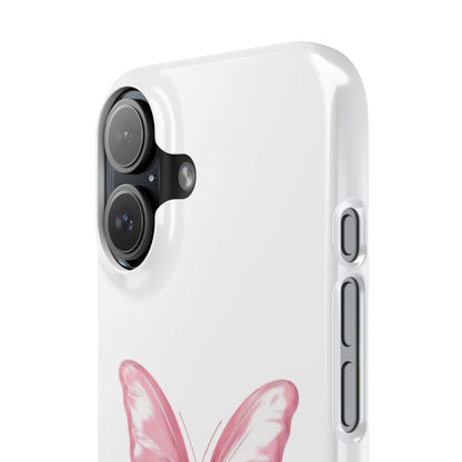 Pink Butterfly Iphone Case