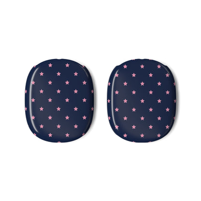 Navy Pink Star AirPods Max Case