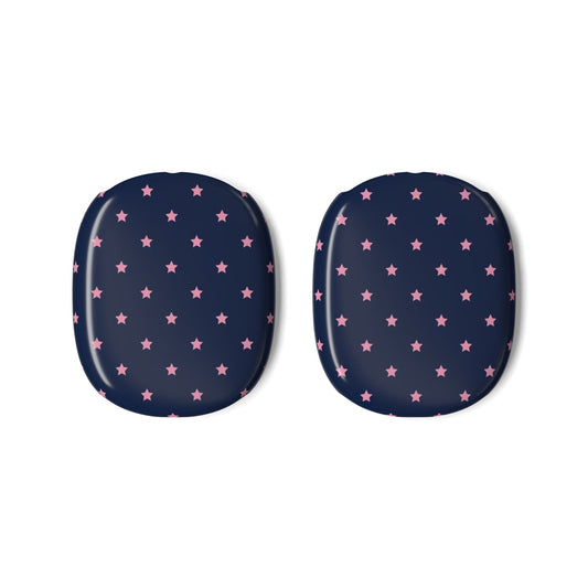 Navy Pink Star AirPods Max Case