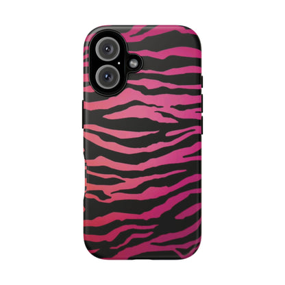 Pink Zebra Pattern Iphone Case