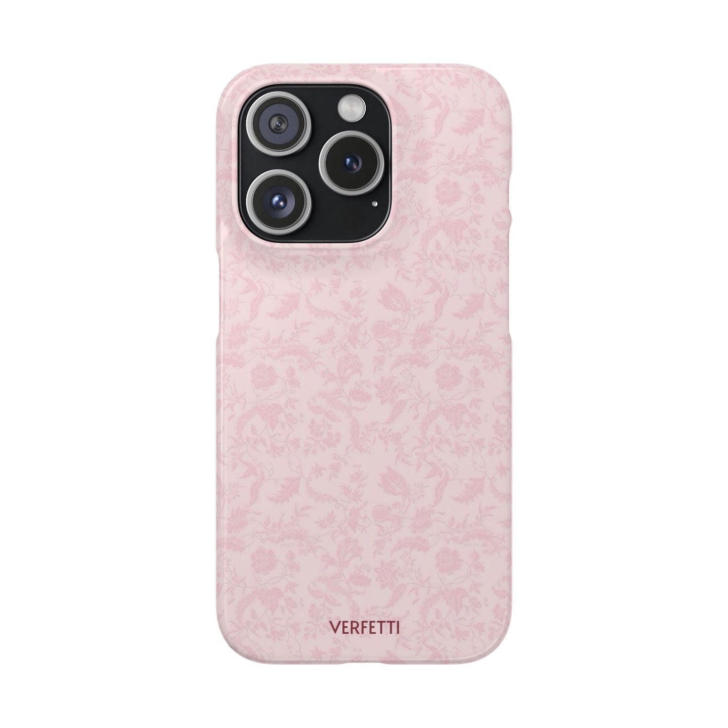 Pink Floral Soft Pattern Iphone Case