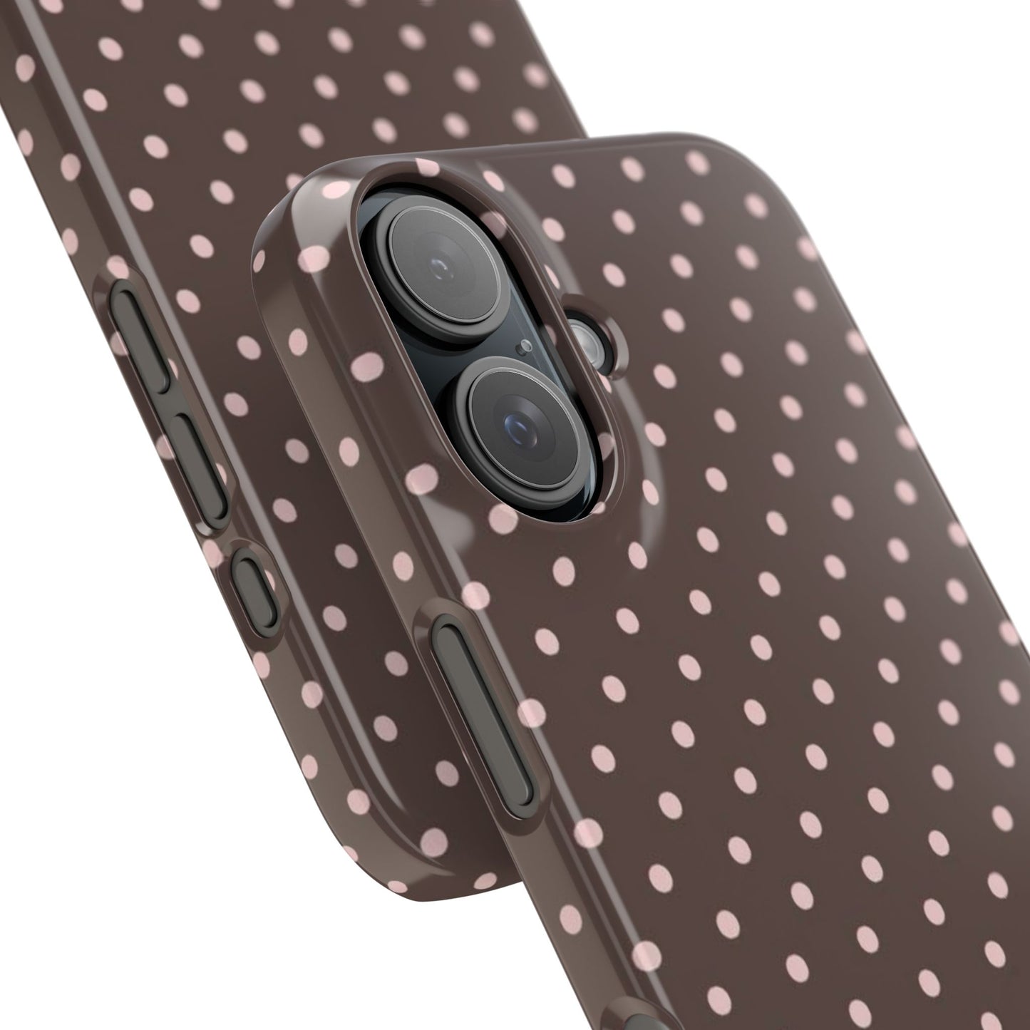 Chocolate Polka Dot Iphone Case