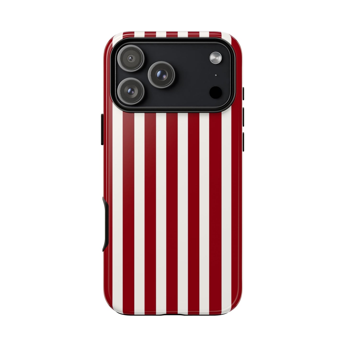 Striped Red Iphone Case
