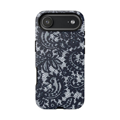 Lace Navy Iphone Case