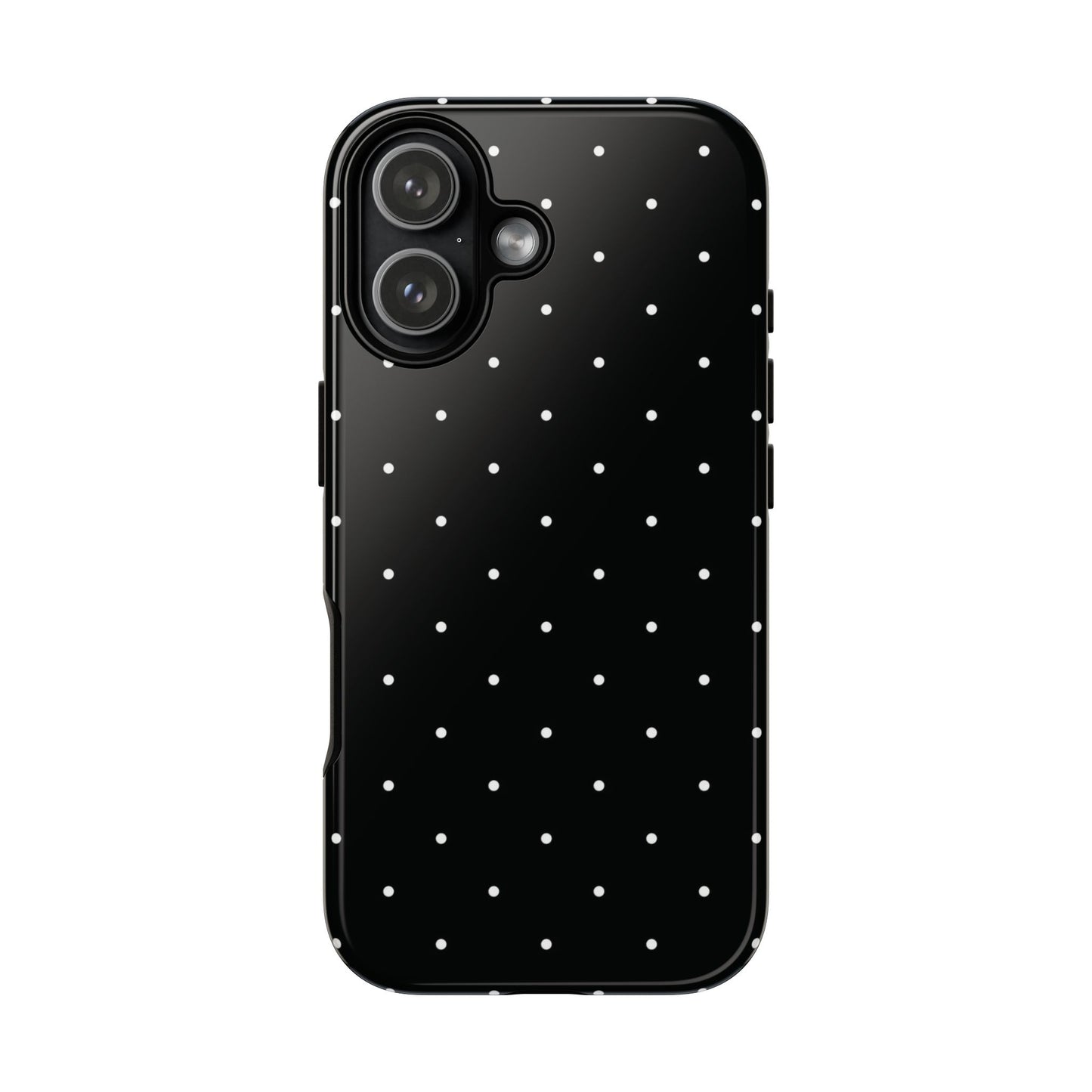 Black Polka Dot Iphone Case