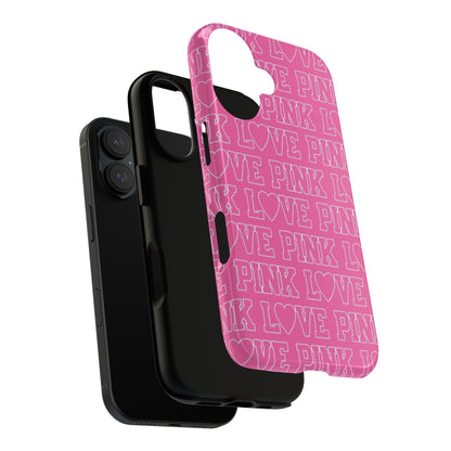 Love Pink Iphone Case
