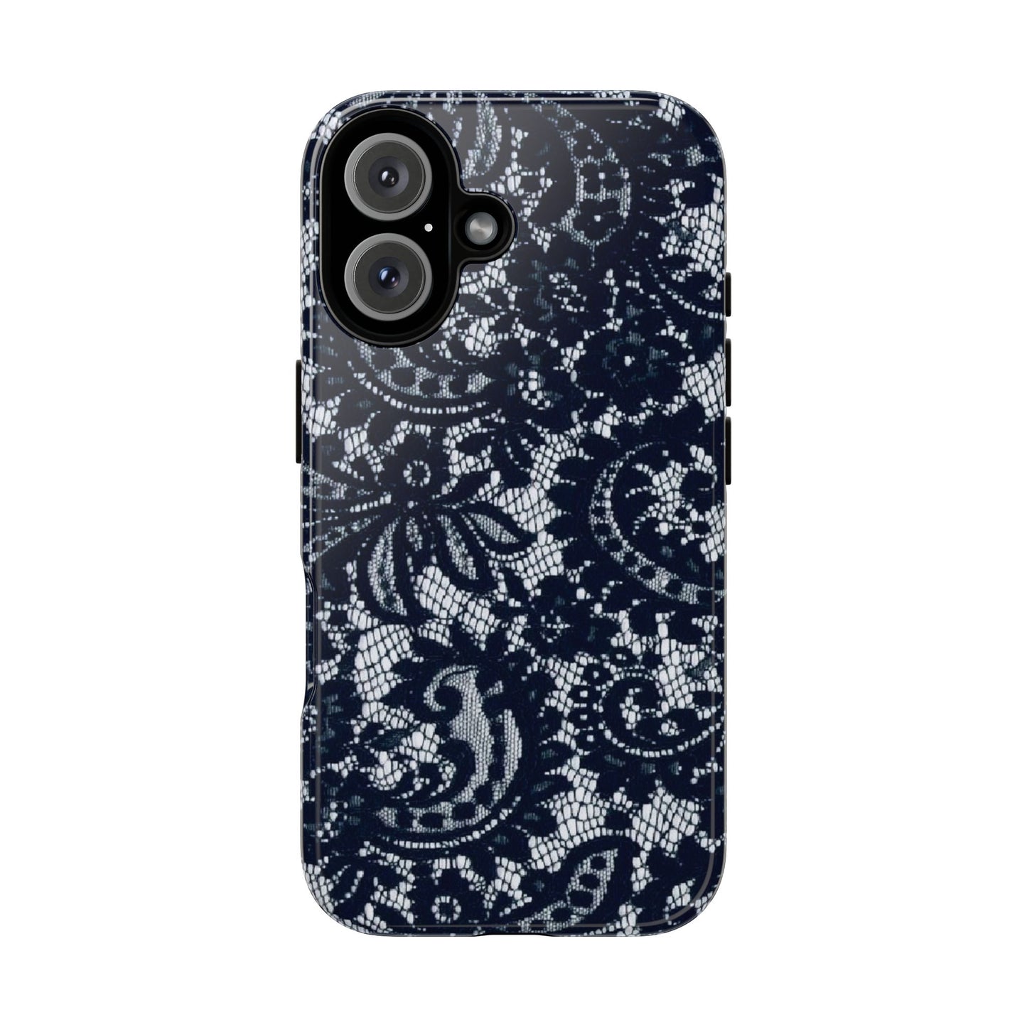 Lace Navy Iphone Case