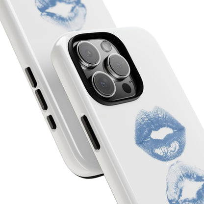 Blue Kiss Lip Iphone Case