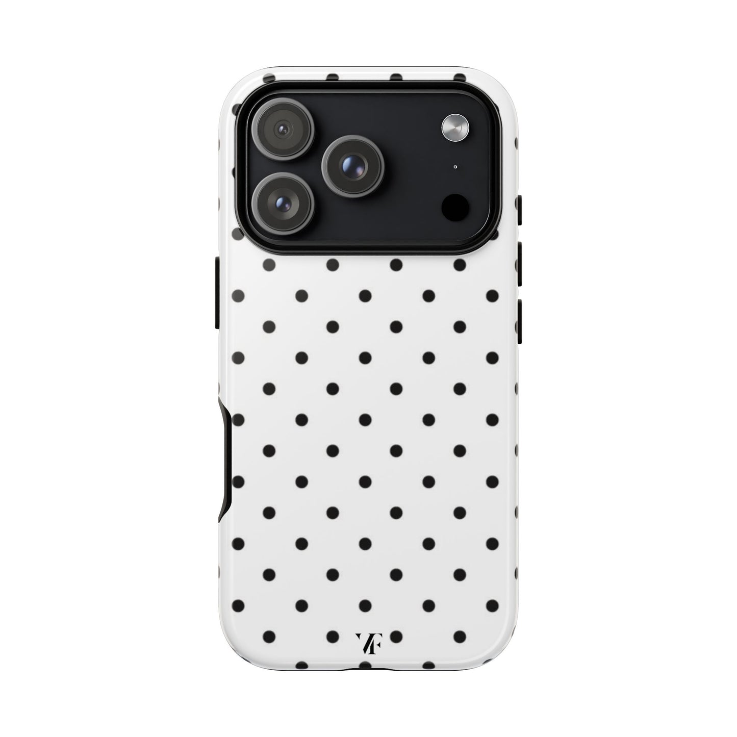 Black and White Polka Dot Iphone case