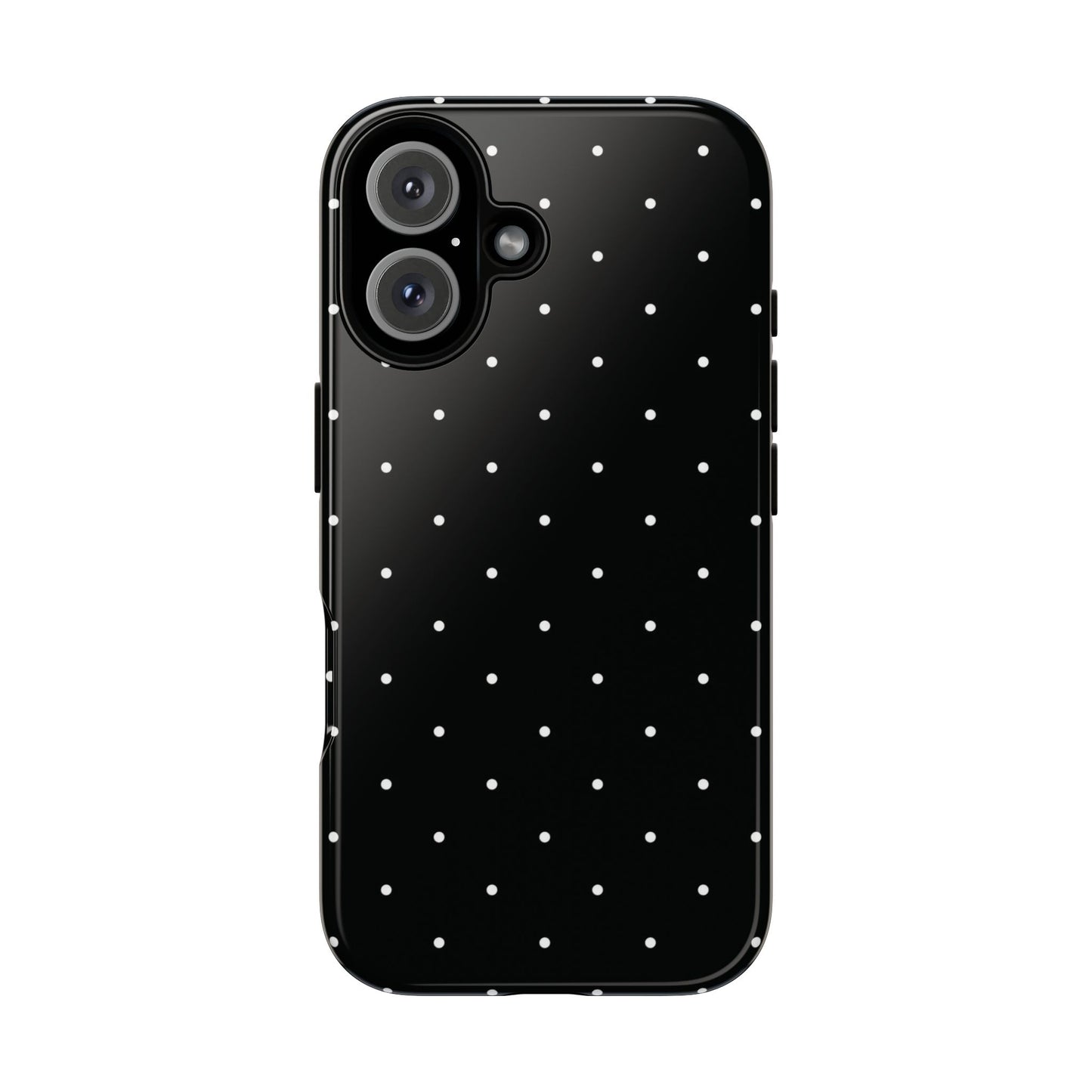 Black Polka Dot Iphone Case