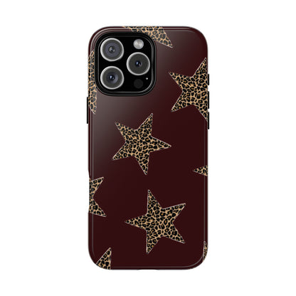 Leopard Star Iphone Case