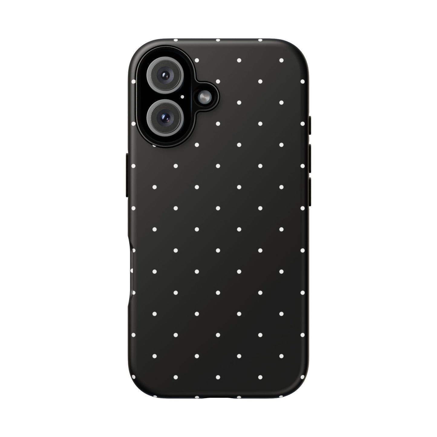 Black Polka Dot Iphone Case