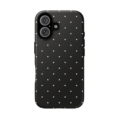 Black Polka Dot Iphone Case