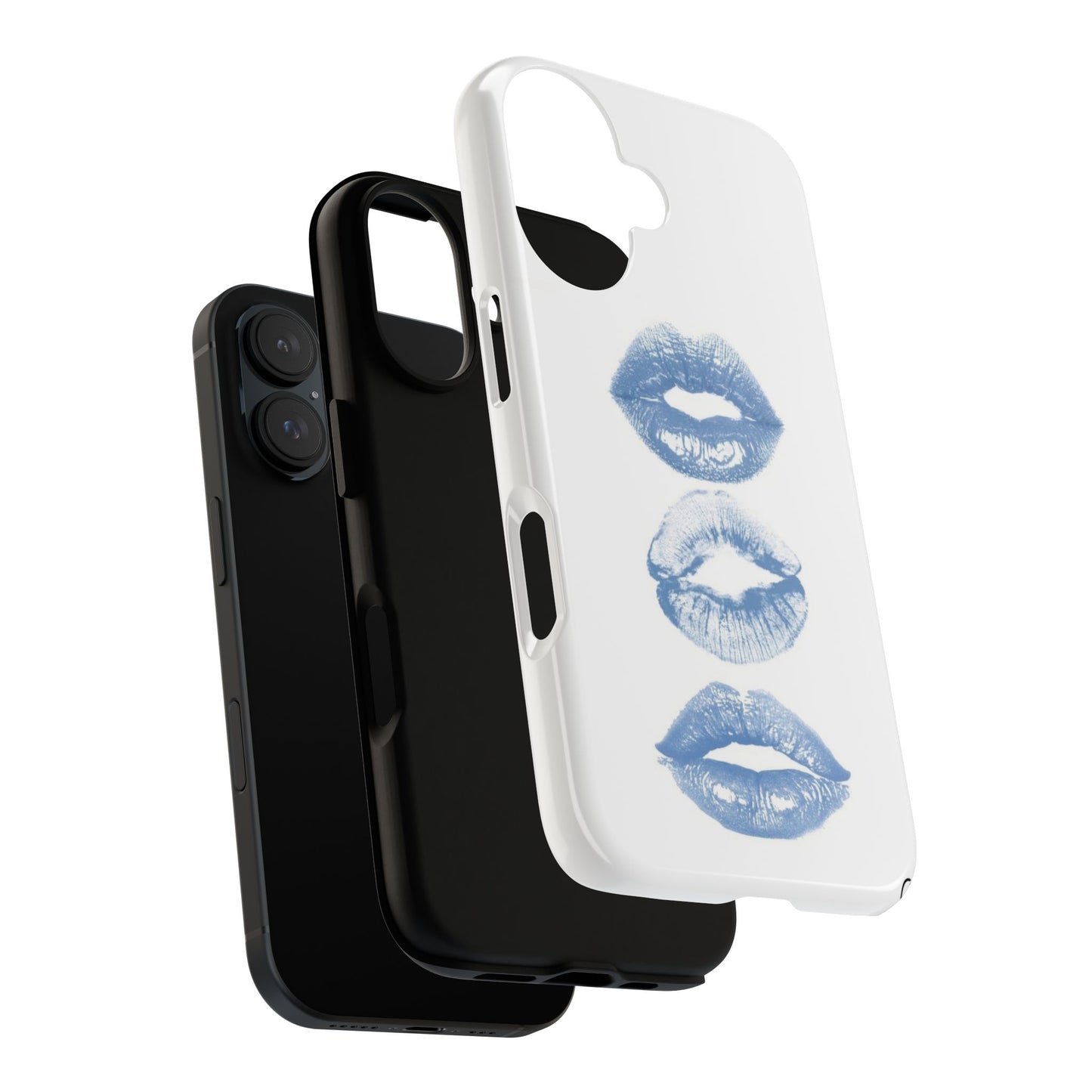 Blue Kiss Lip Iphone Case
