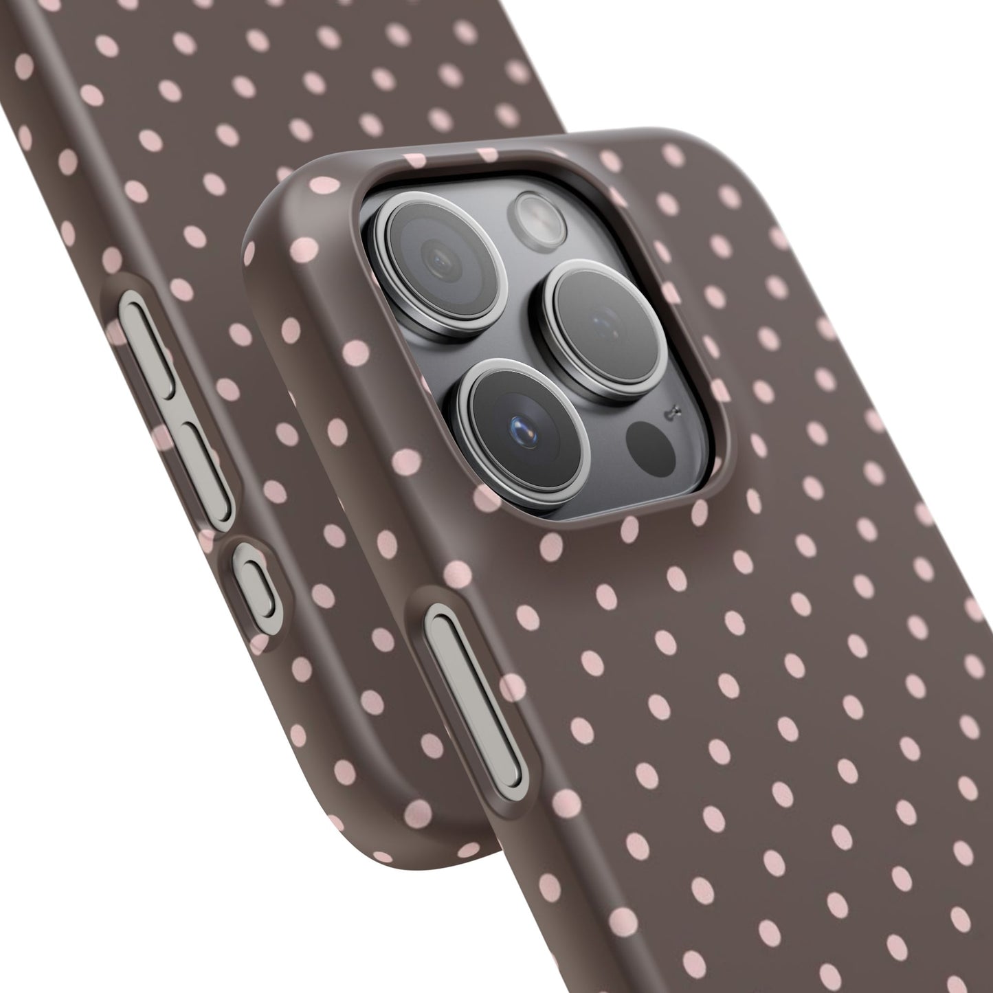 Chocolate Polka Dot Iphone Case