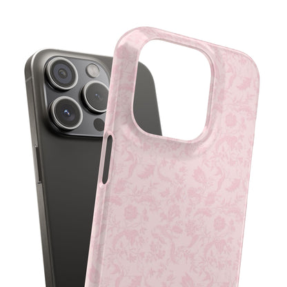 Pink Floral Soft Pattern Iphone Case