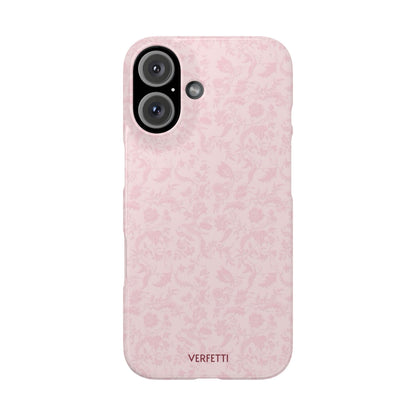 Pink Floral Soft Pattern Iphone Case