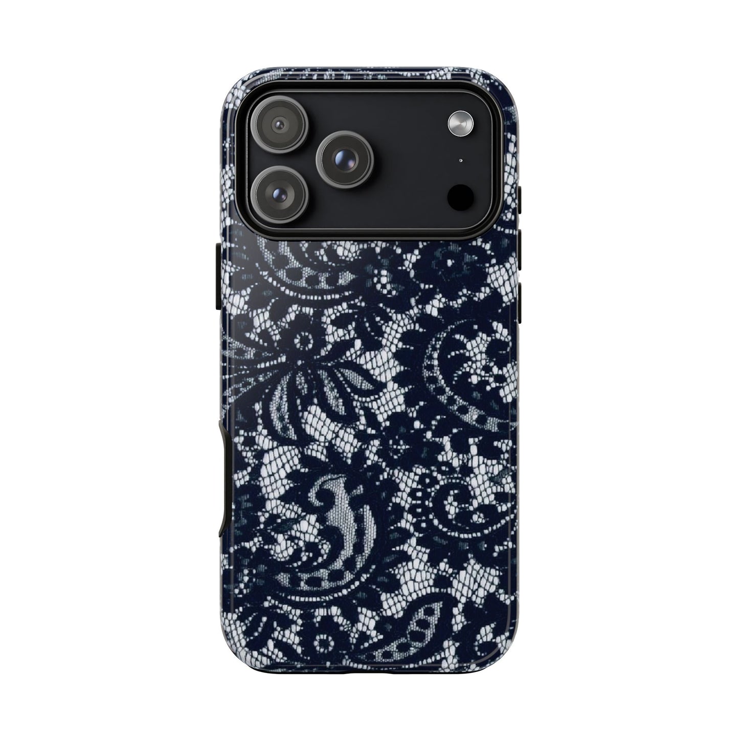 Lace Navy Iphone Case