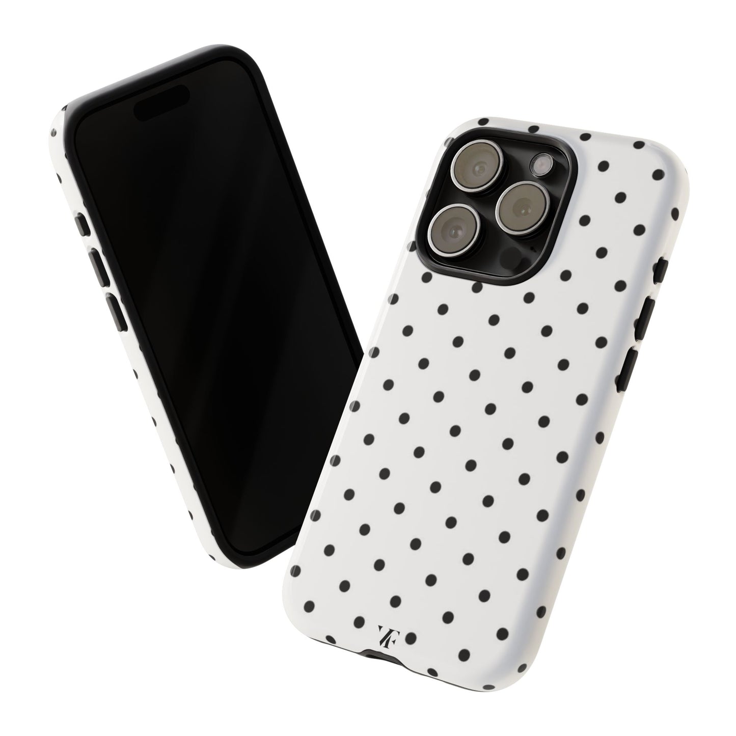 Black and White Polka Dot Iphone case