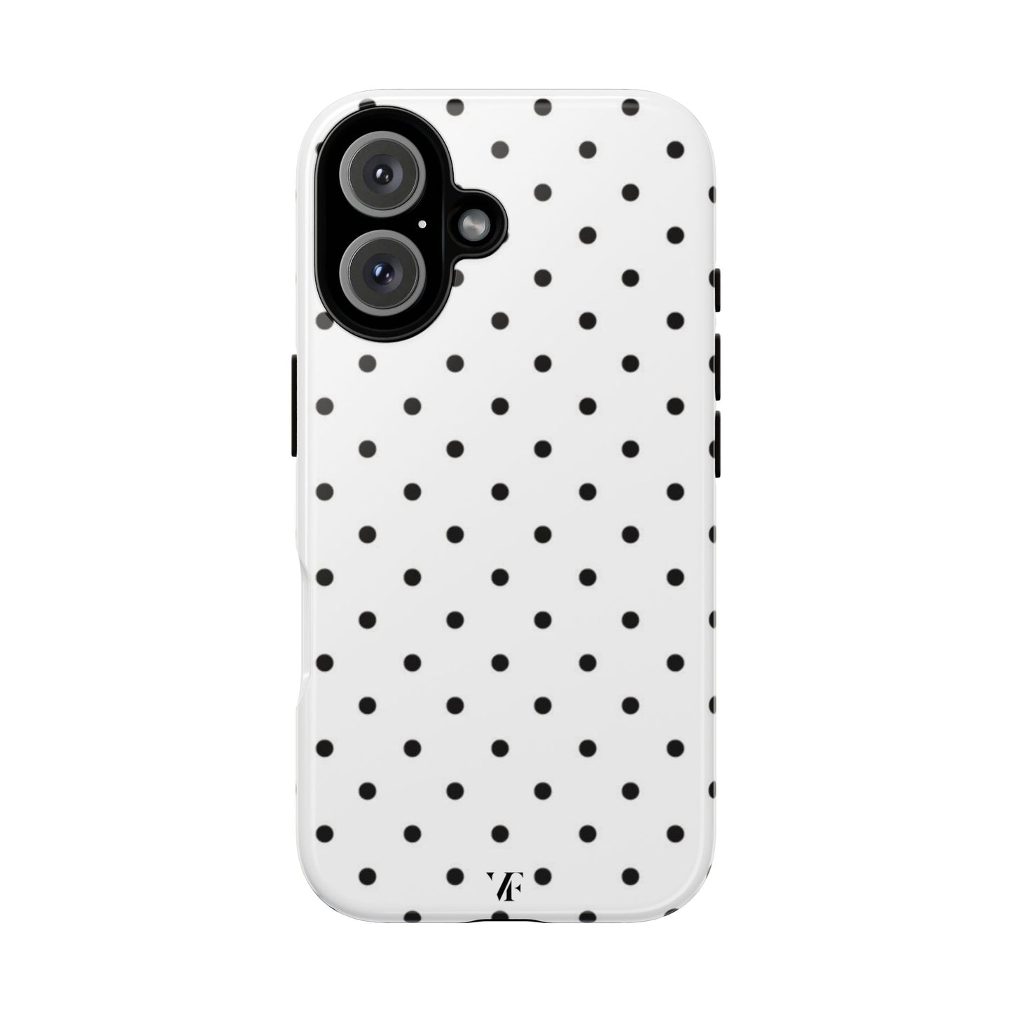 Black and White Polka Dot Iphone case