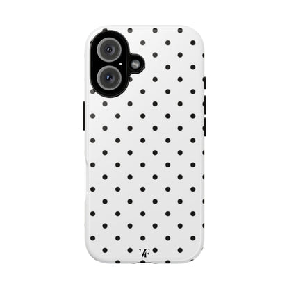 Black and White Polka Dot Iphone case