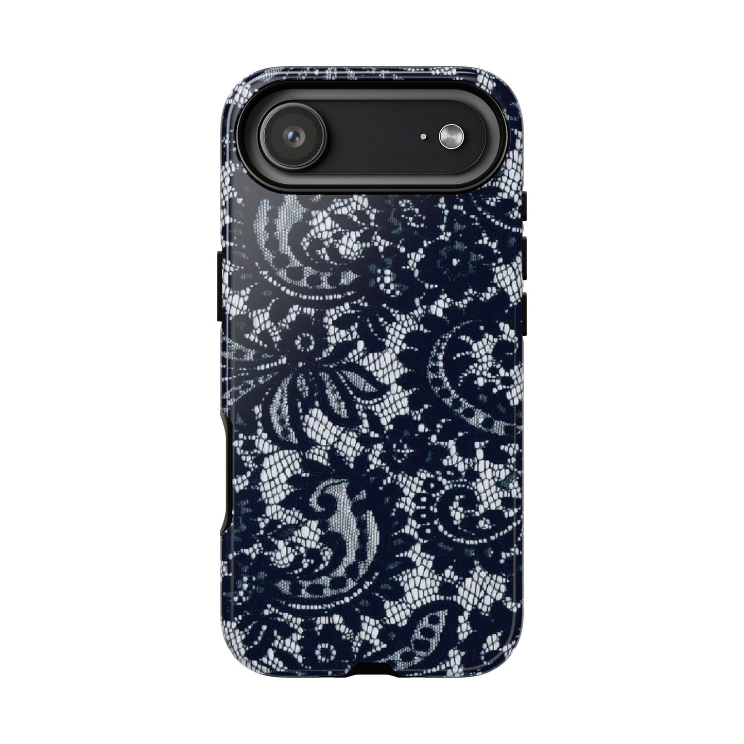 Lace Navy Iphone Case