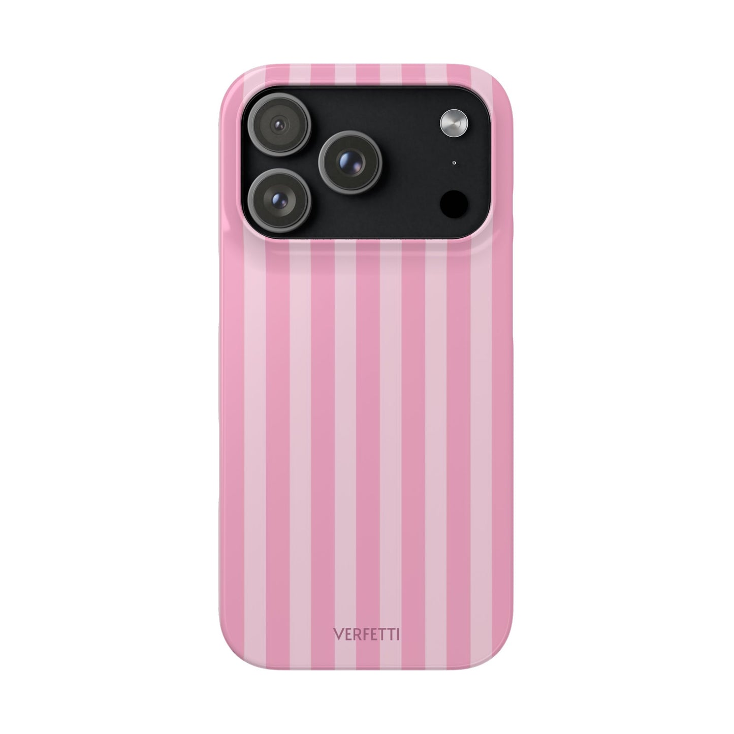 Pink Stripe ‘VERFETTI’ Iphone Case