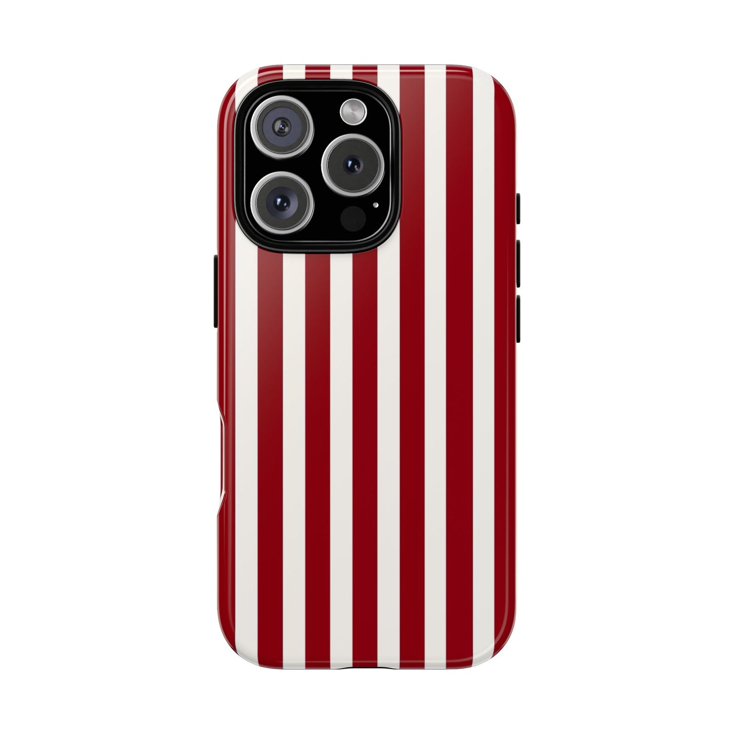 Striped Red Iphone Case