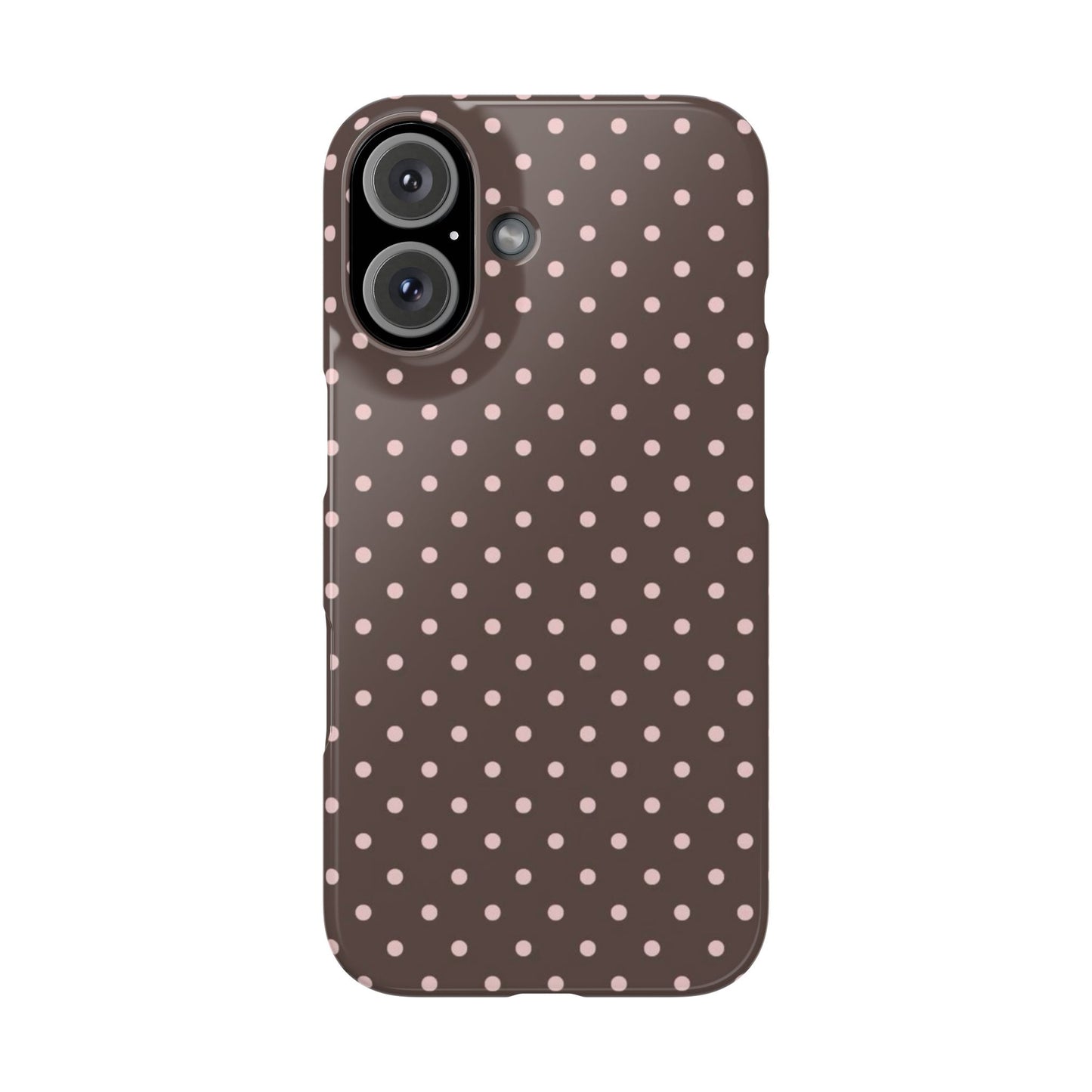 Chocolate Polka Dot Iphone Case
