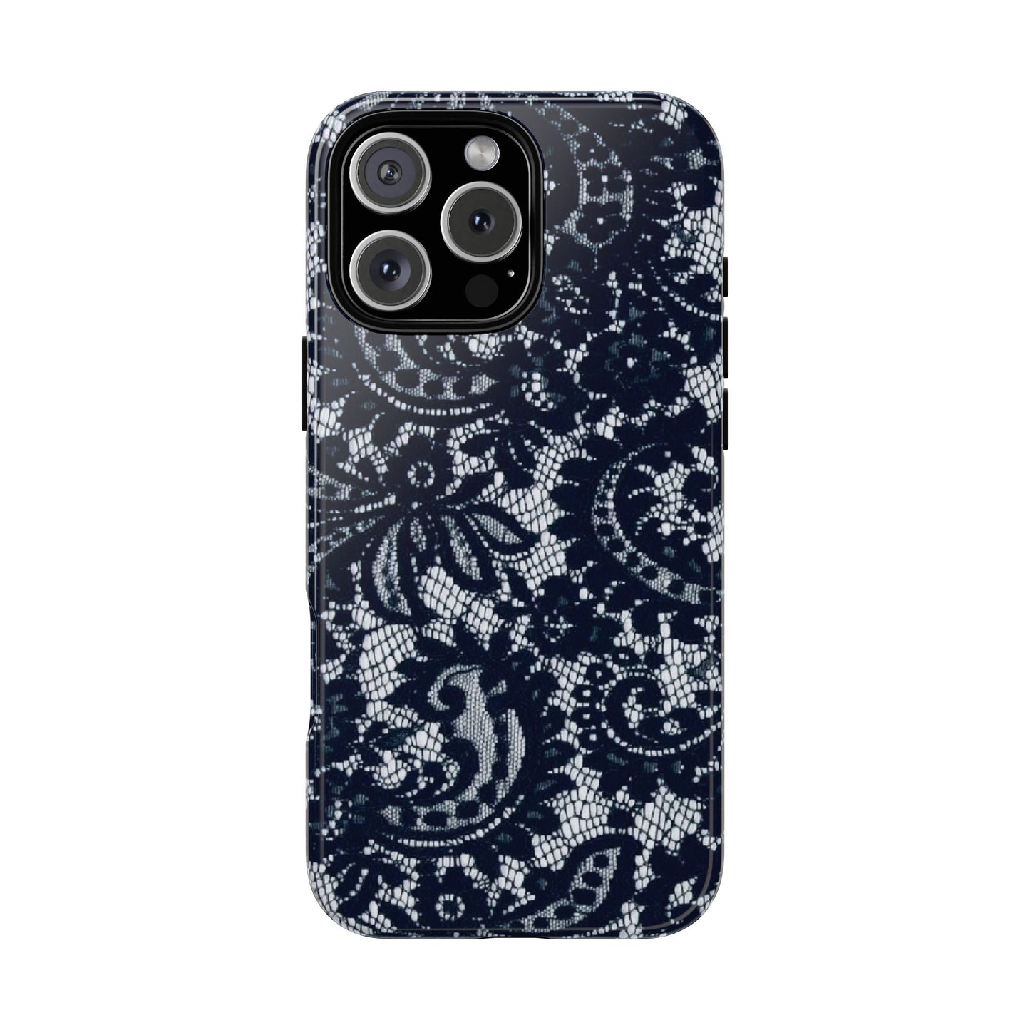 Lace Navy Iphone Case
