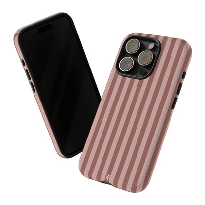 Striped Rose Iphone Case