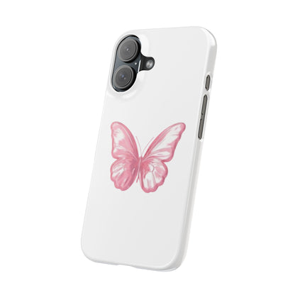 Pink Butterfly Iphone Case