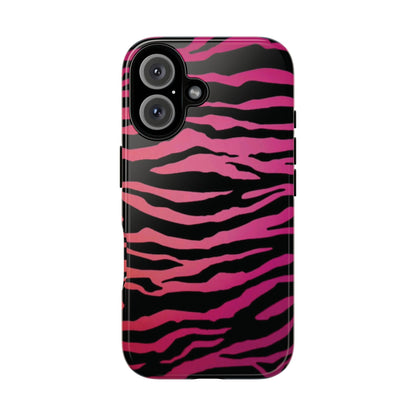 Pink Zebra Pattern Iphone Case