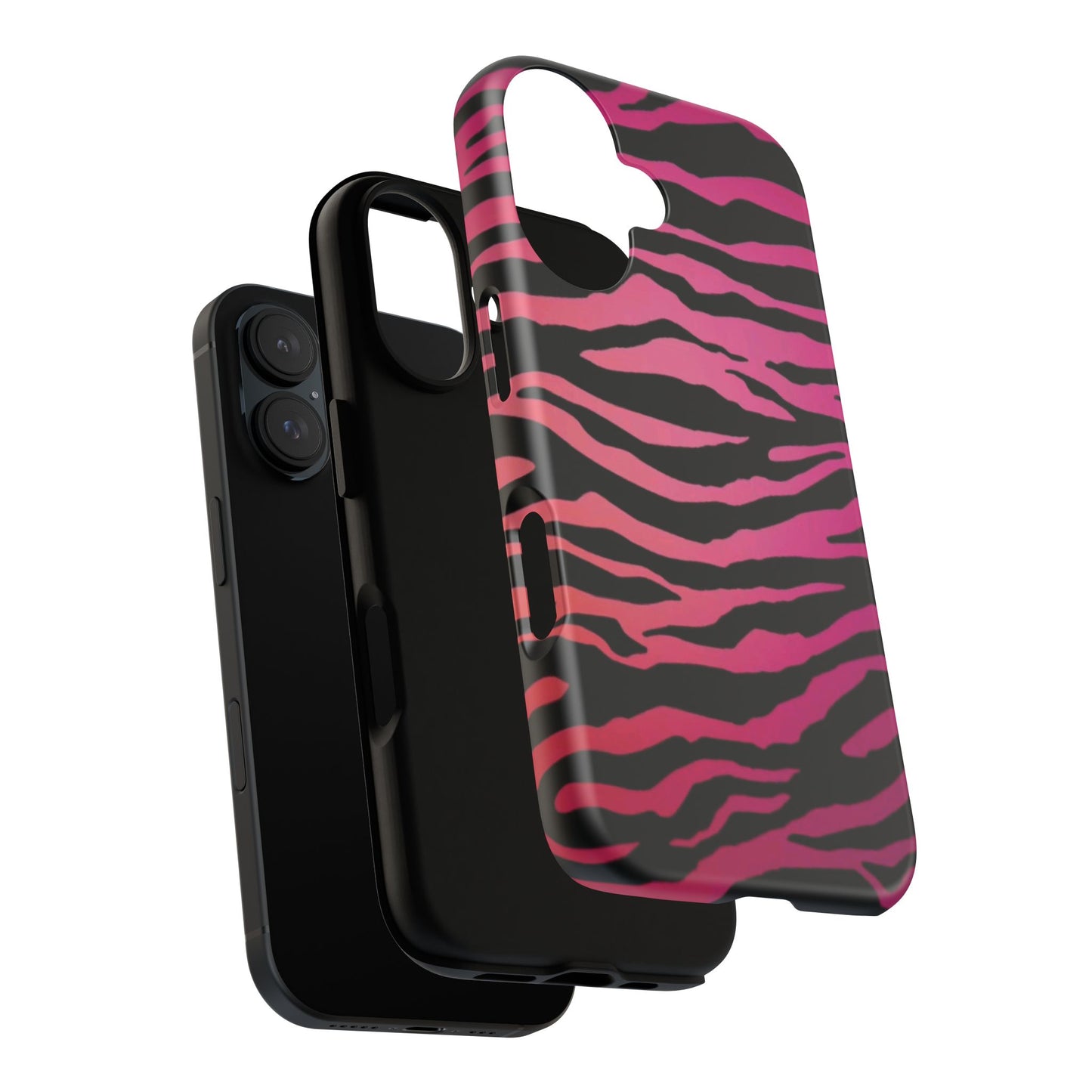 Pink Zebra Pattern Iphone Case