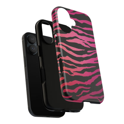 Pink Zebra Pattern Iphone Case