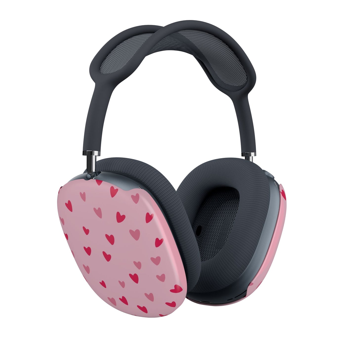 Pink Heart Pattern AirPods Max Case