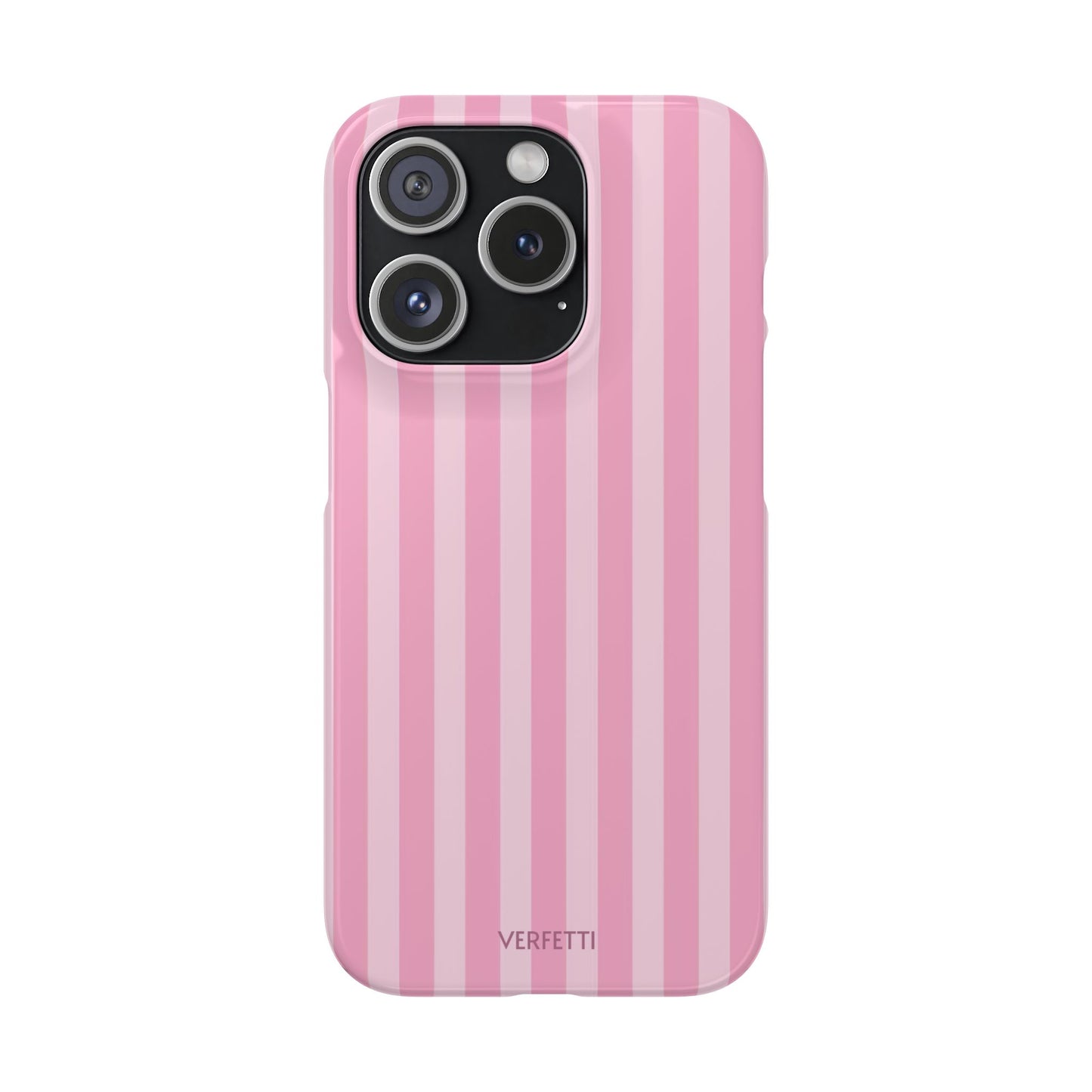 Pink Stripe ‘VERFETTI’ Iphone Case